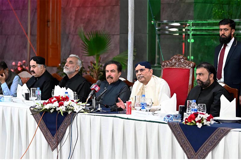President Zardari advocates dialogue to address Balochistan's challenges