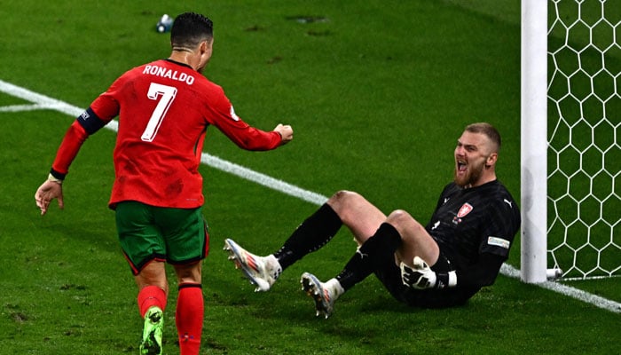 Cristiano Ronaldo under fire for mocking Czech team after Portugal's win