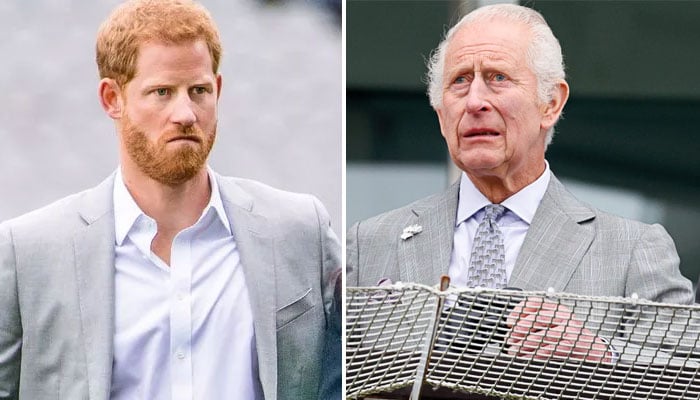 Prince Harry throwing himself at the king's feet for royal table crumbs