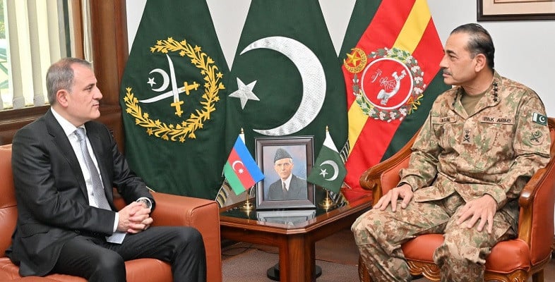 COAS, Azeri FM discuss matters of mutual interest, regional peace