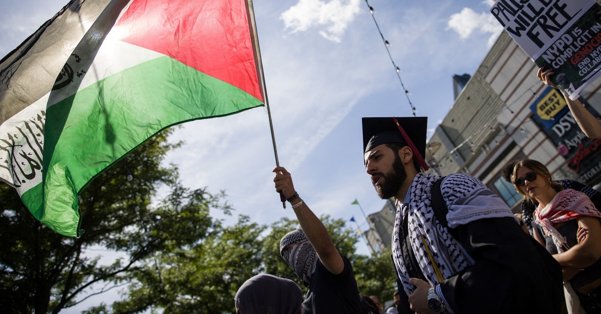 Pro-Palestinian protesters occupy parts of Brooklyn Museum