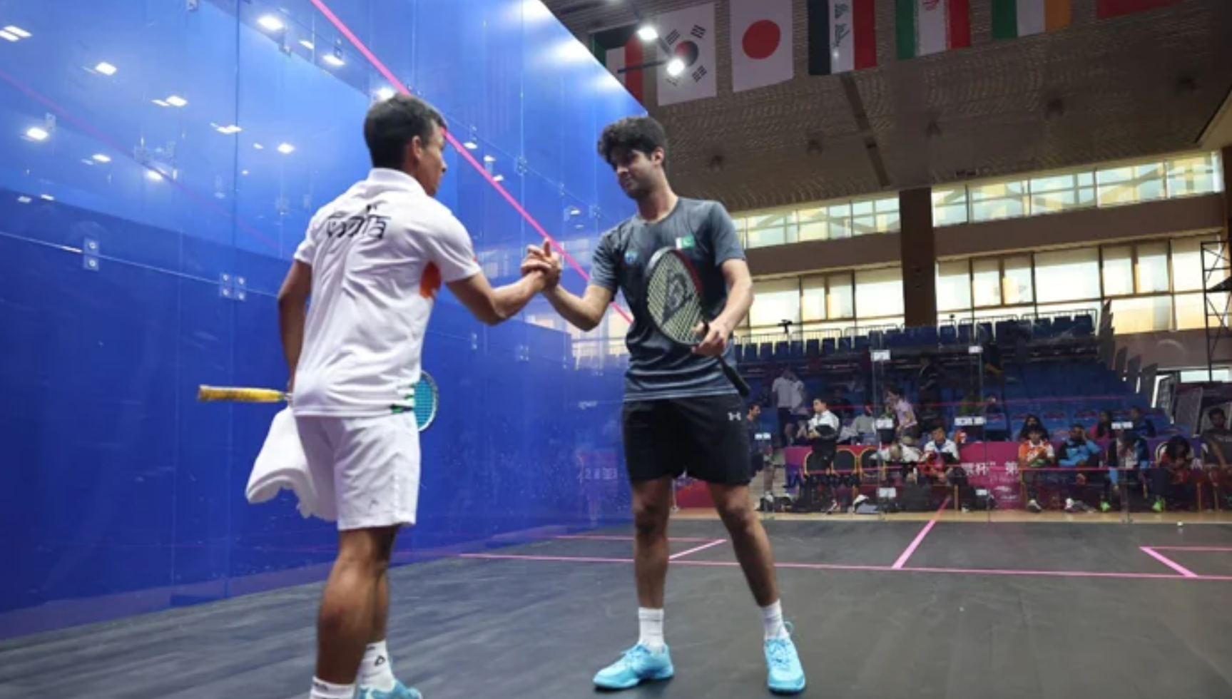 Asim Khan leads Pakistan to victory over India at Asian Squash Championship