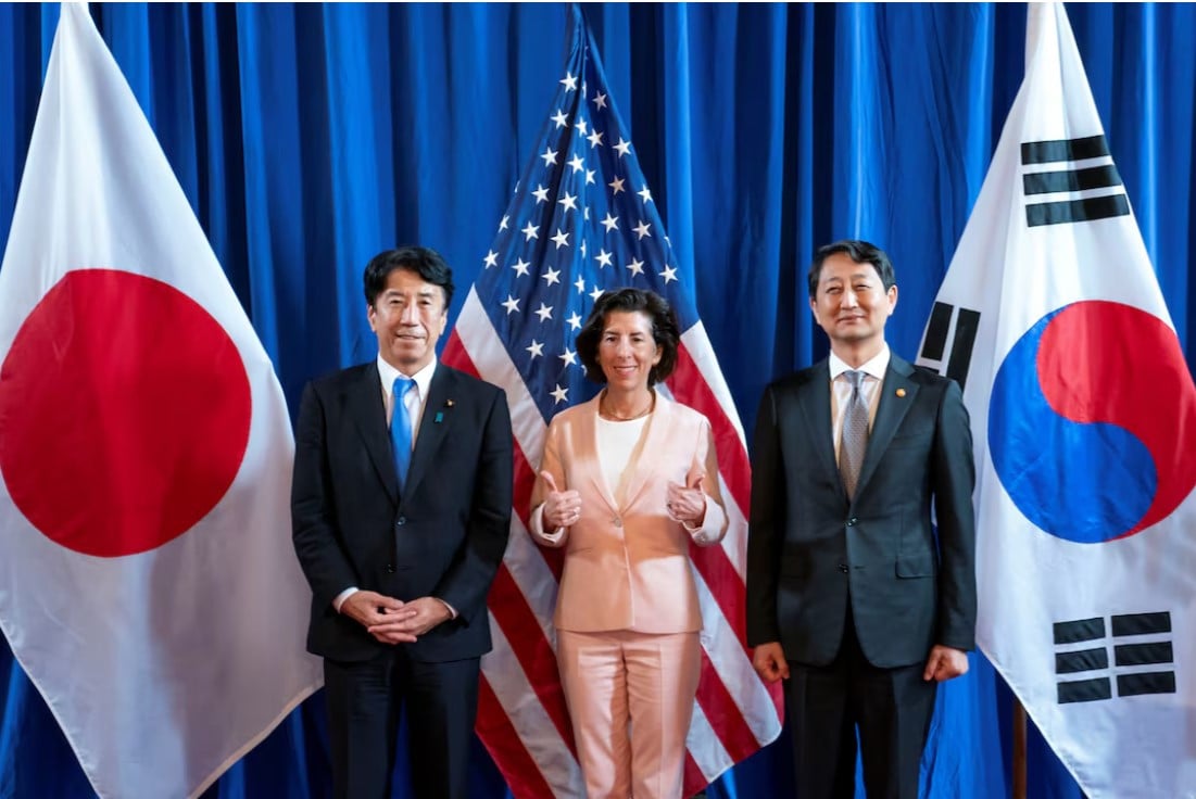 US, Japan and South Korea join hands to enhance security, economic growth