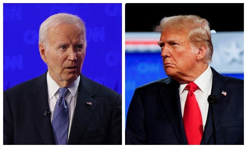 Biden falters as Trump unleashes barrage of accusations at first US presidential debate