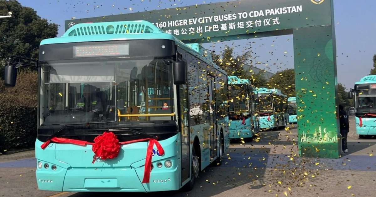 New electric buses begin trial runs in Islamabad