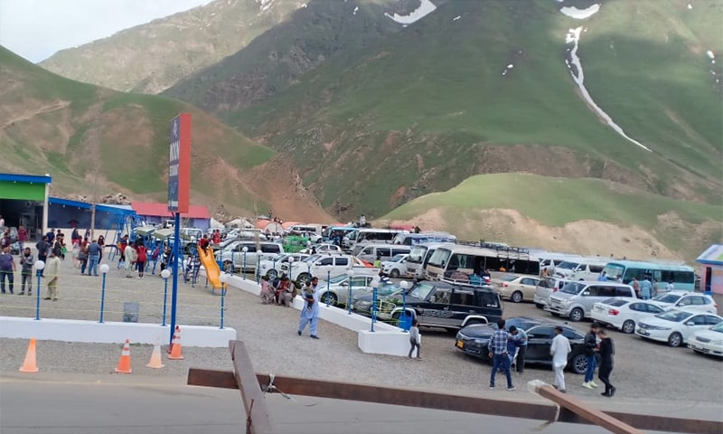 Tourists trapped in Kaghan valley as heavy rains cause landslide, bridge collapse