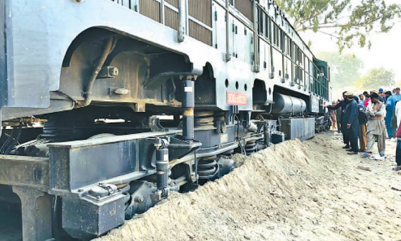 Khyber Mail averts major accident after close call with truck