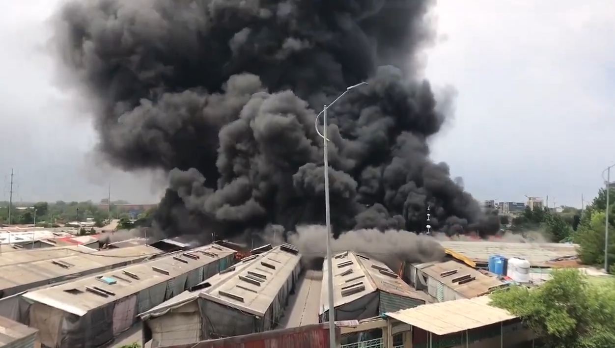 Islamabad Sunday market fire extinguished; over 100 shops damaged