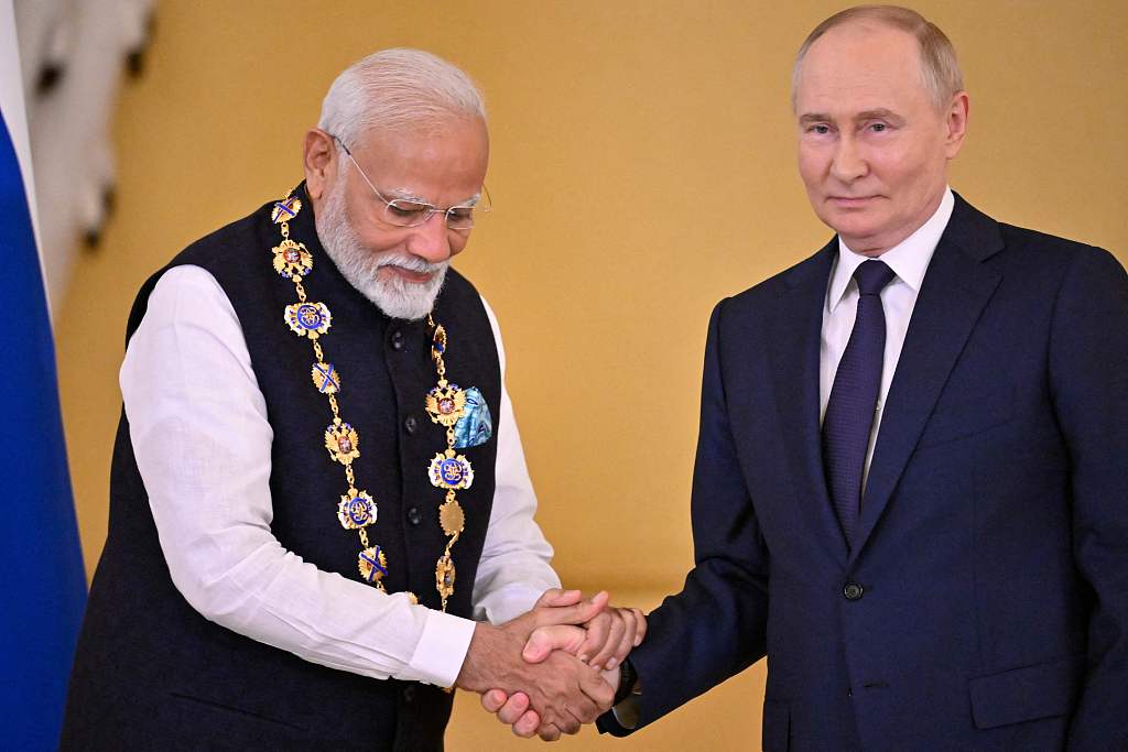Putin, Modi stress peaceful resolution of Ukraine crisis