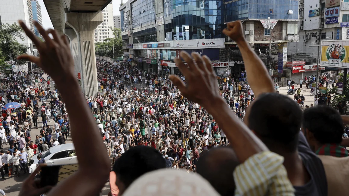 Bangladesh parliament dissolved after students give ultimatum