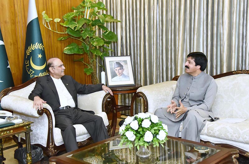 Zardari, Punjab governor address province's rain crisis and political situation