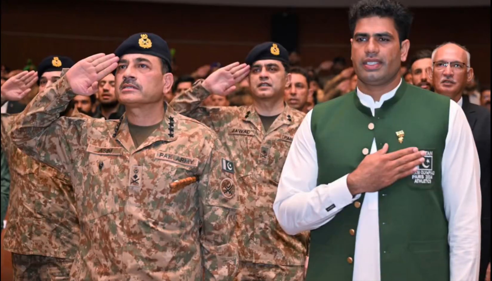 COAS hosts ceremony to honour Arshad Nadeem for heroics at Olympics