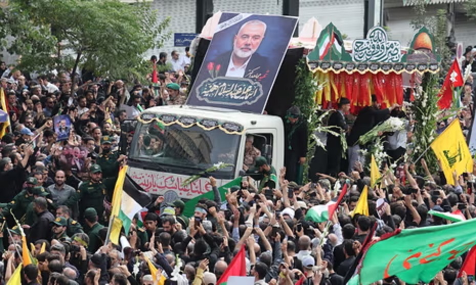 Amid calls for revenge, Iran holds funeral for Hamas chief Haniyeh