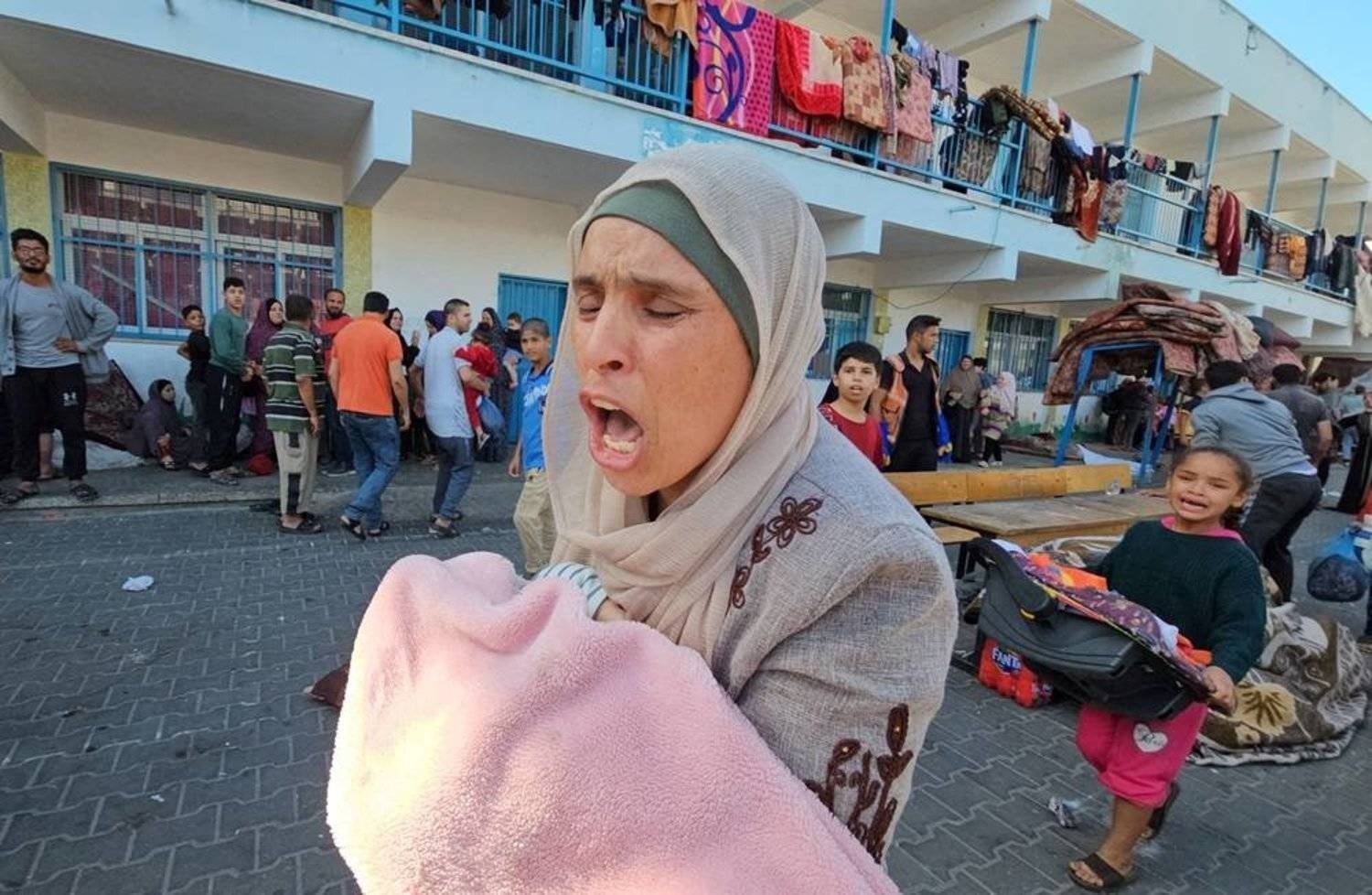 Israeli kills 15 displaced Palestinians in airstrike on Gaza school