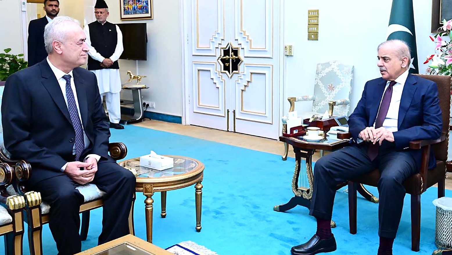 PM Shehbaz reiterates Pakistan’s unwavering support for Palestinians