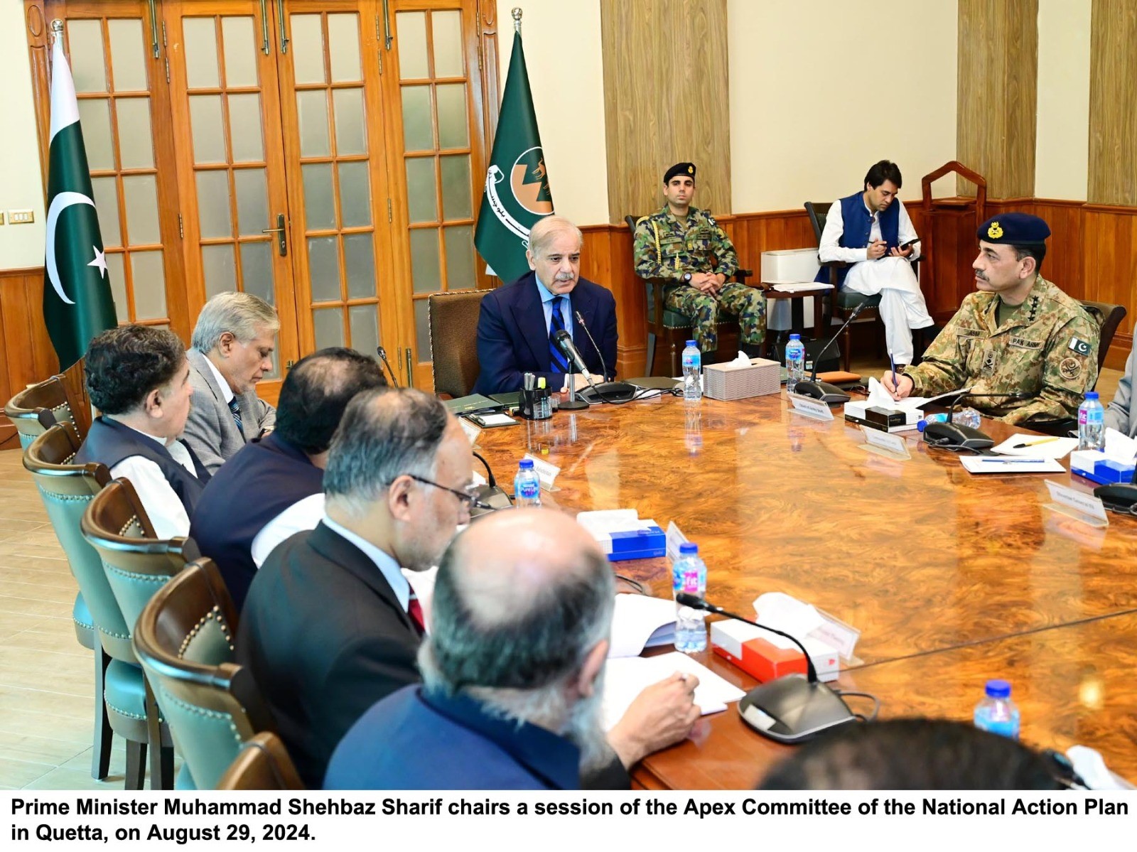 PM, COAS pledge not to let hostile forces disrupt Balochistan's peace, uplift