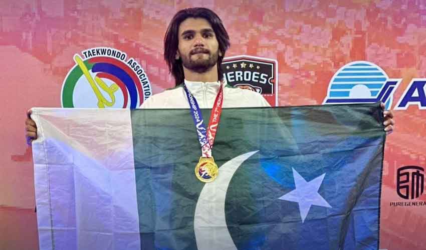 Pakistan gets another gold as Amir Khan wins world Taekwondo contest