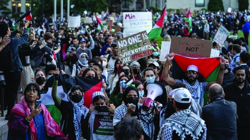 University’s act to silence pro-Palestinian demonstrators