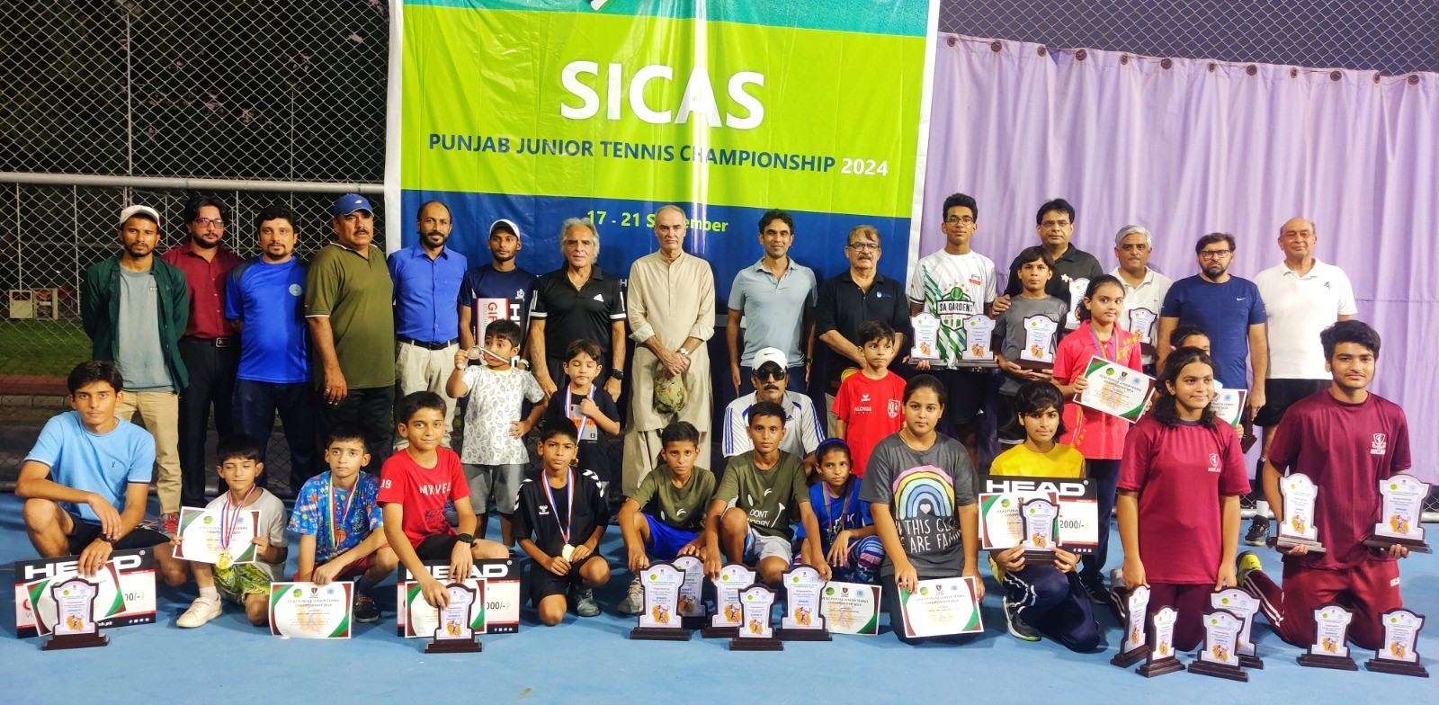 Abubakar, Abdur Rehman, Hajra win titles in SICAS Punjab Junior Tennis C’ship