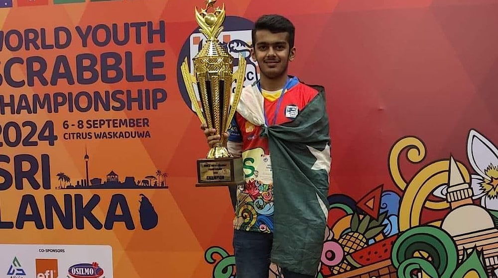 Pakistan claims fifth world youth scrabble title with Affan Salman’s win