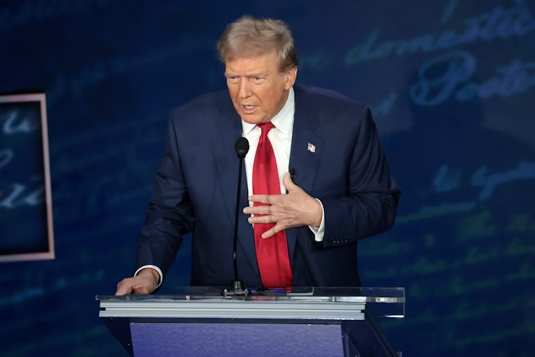 WATCH: Trump gets embarrassing fact-check on abortion minutes into debate