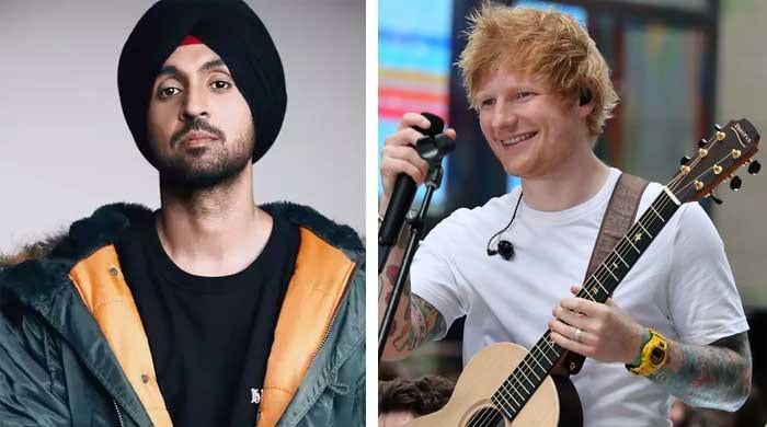 Ed Sheeran makes surprise appearance at Diljit Dosanjh's concert