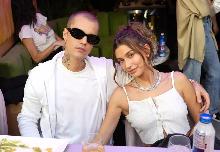 Justin Bieber celebrates Hailey's latest Rhode skincare launch with sweet photo booth moments