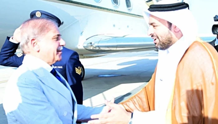 PM Shehbaz lands in Doha to explore avenues of bilateral cooperation