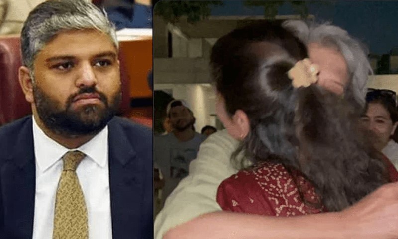 ‘Abducted’ wife of PTI’s Zain Qureshi returns home safely