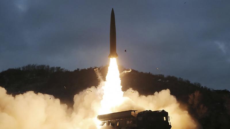 North Korea test-fires its most powerful missile