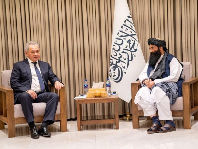 Russia security chief meets Taliban officials
