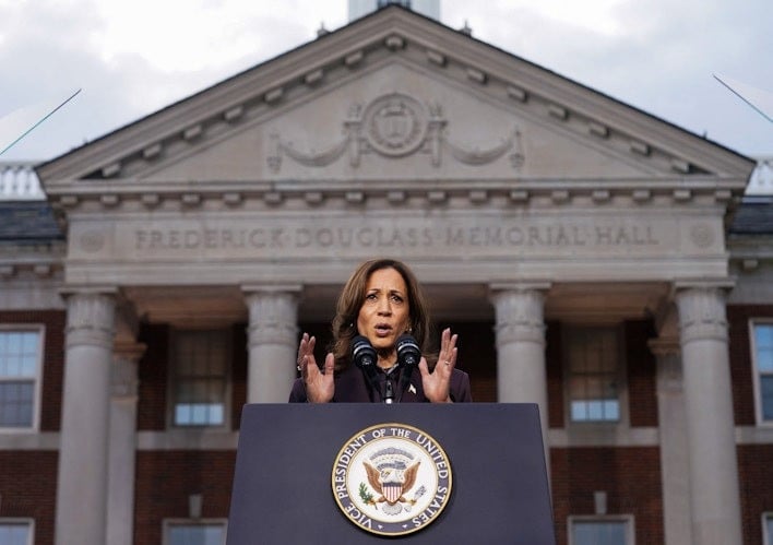 Harris accepts defeat, pledges to keep pushing for justice and equality