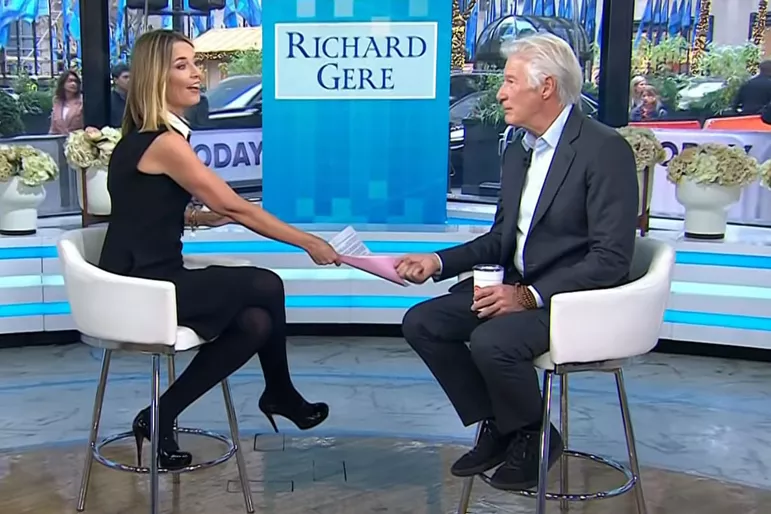 Richard Gere Flips Off Savannah Guthrie During Live Interview