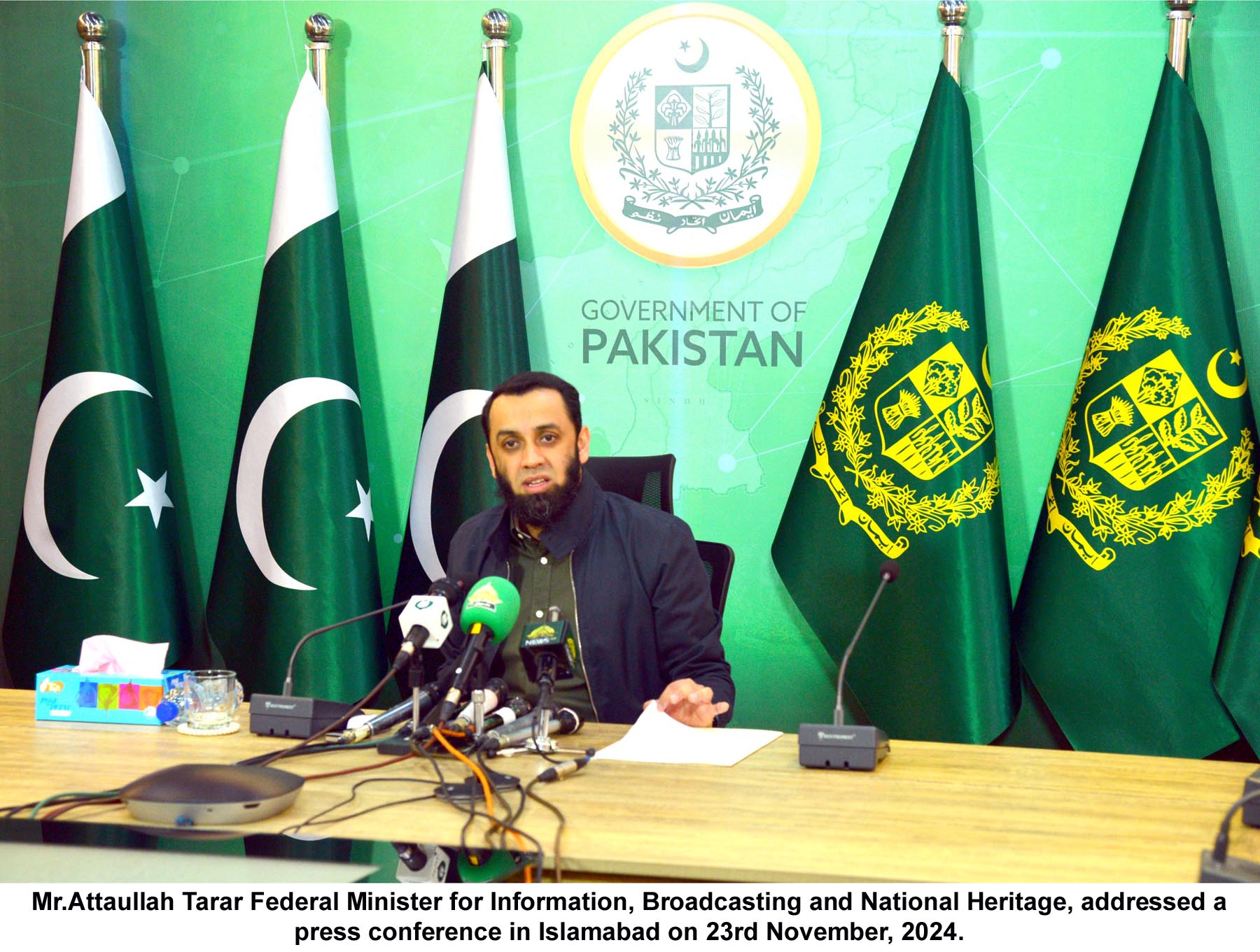 No talks being held at any level with PTI, says Ata Tarar