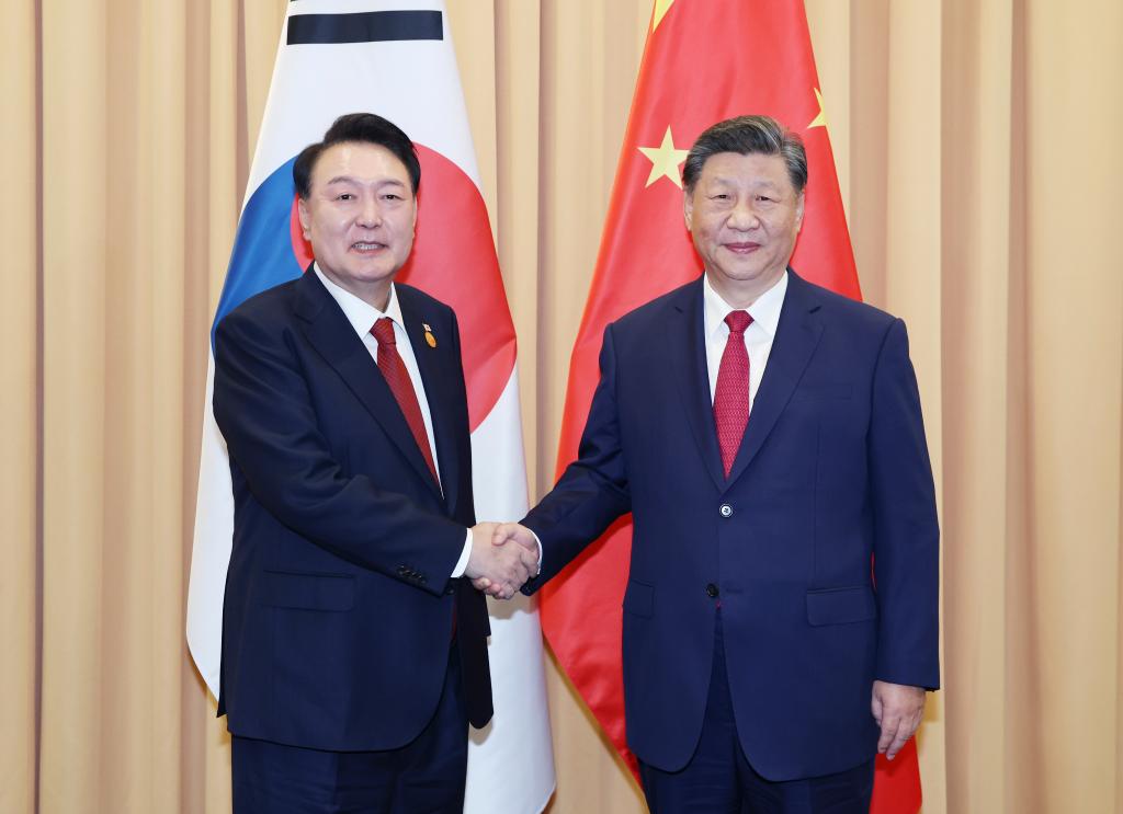 Xi calls on China, South Korea to promote sound, steady development of ties