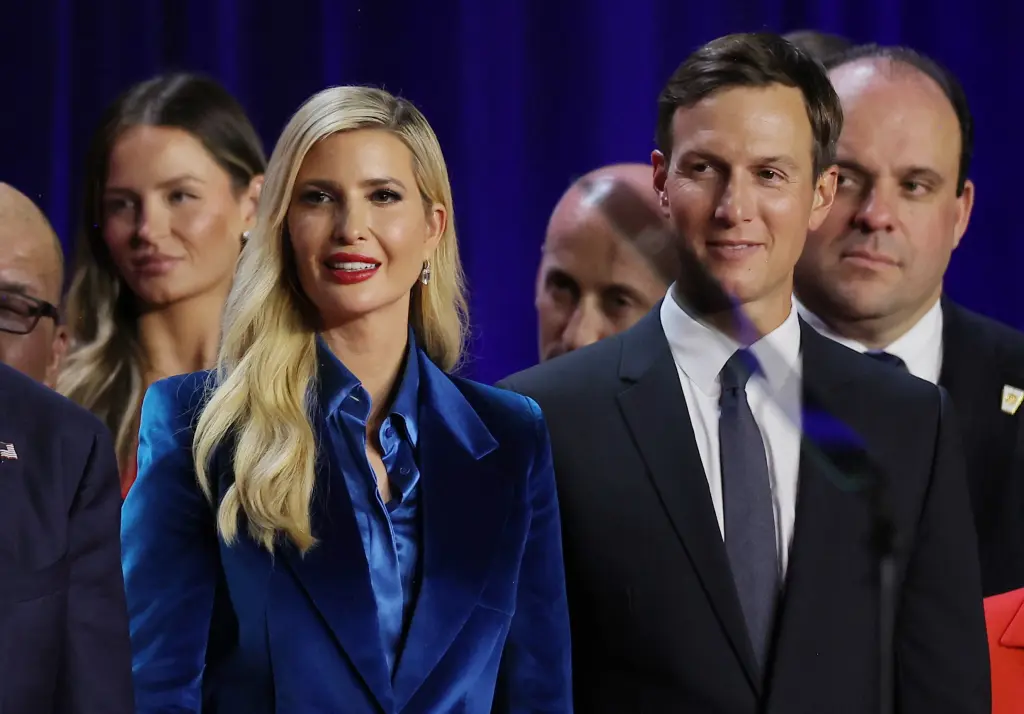 Ivanka Trump Celebrates Donald Trump's 2024 Election Win in a Rare Campaign Appearance with Jared Kushner