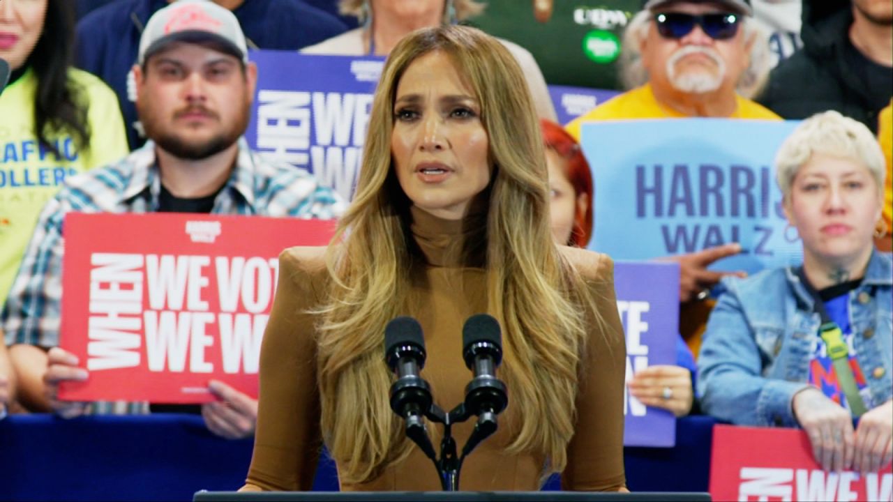 Jennifer Lopez Delivers Emotional Endorsement for Kamala Harris at Las Vegas Rally | Video