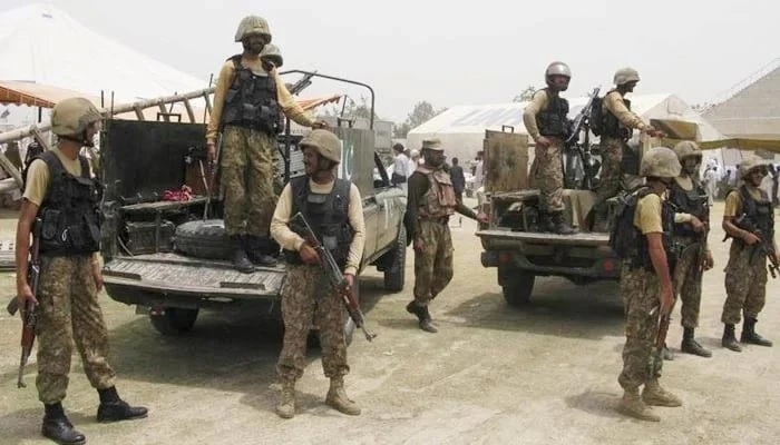 Major martyred, 13 terrorists neutralised in three KP IBOs