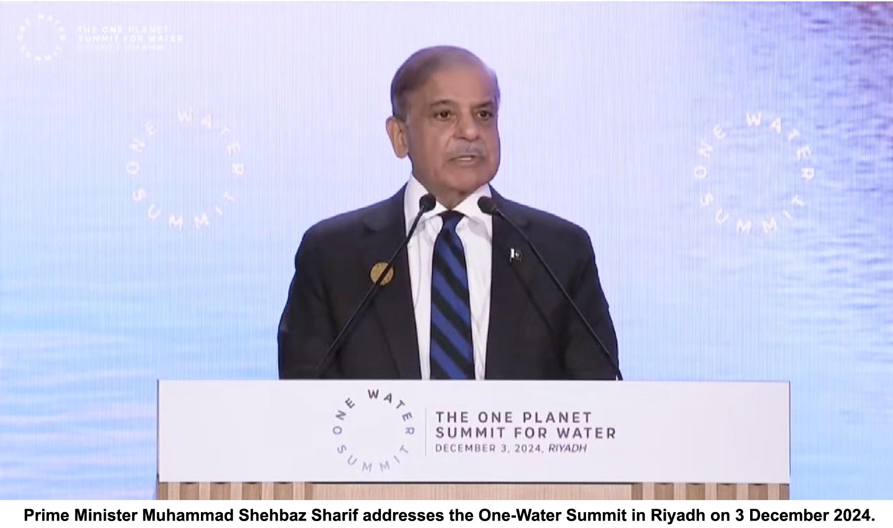 PM Shehbaz calls for global cooperation to tackle water crisis