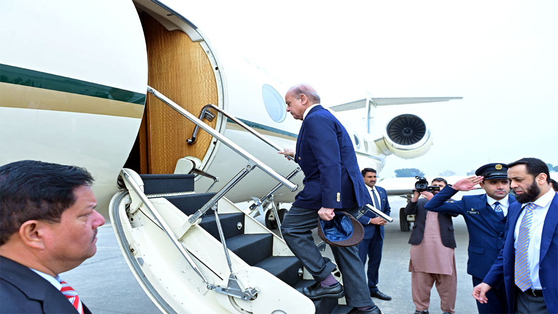 PM Shehbaz embarks on Egypt visit to attend D-8 Summit