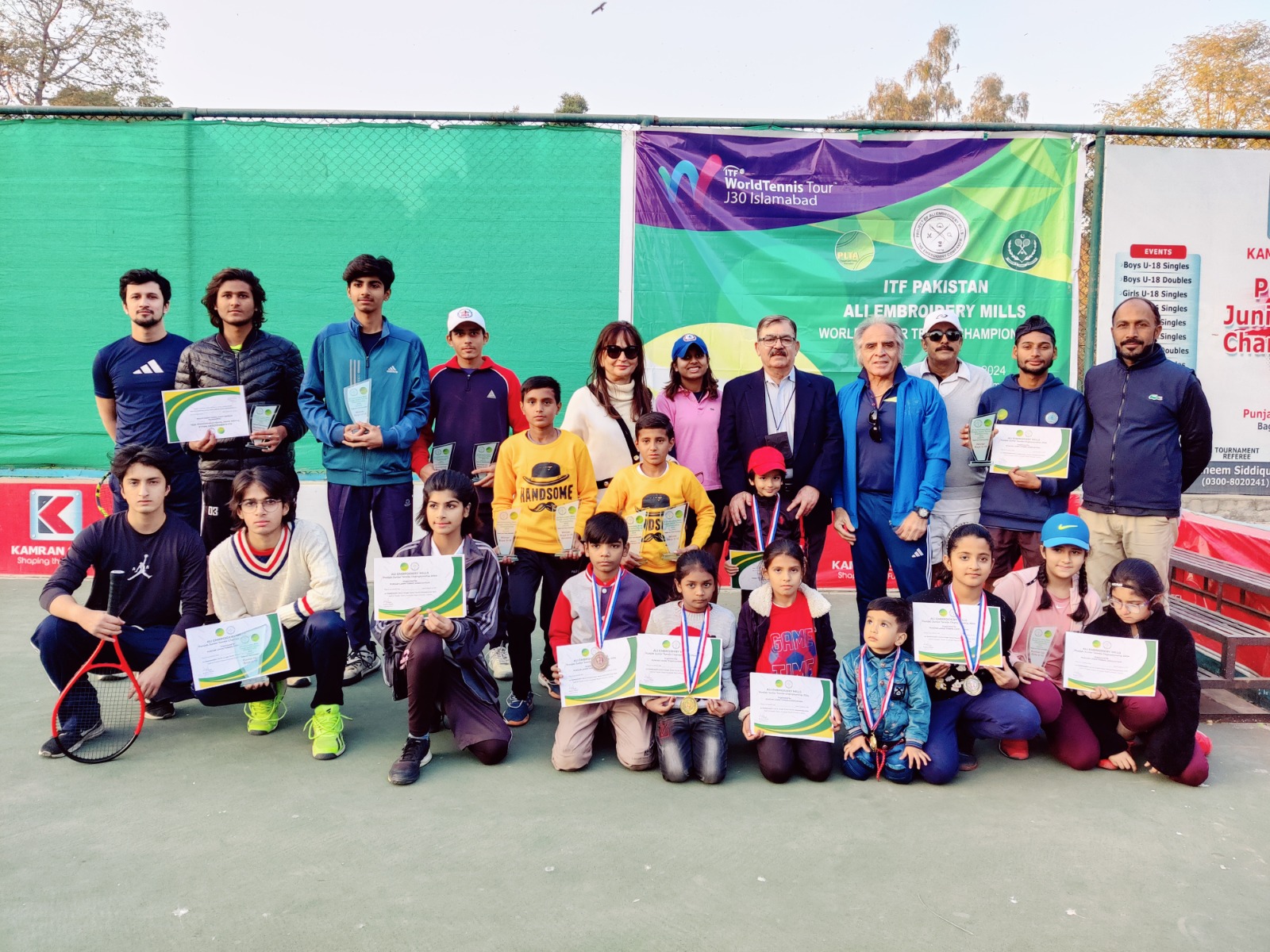 Asad, Abubakar clinch titles at Ali Embroidery Mills Punjab Junior Tennis C'ship