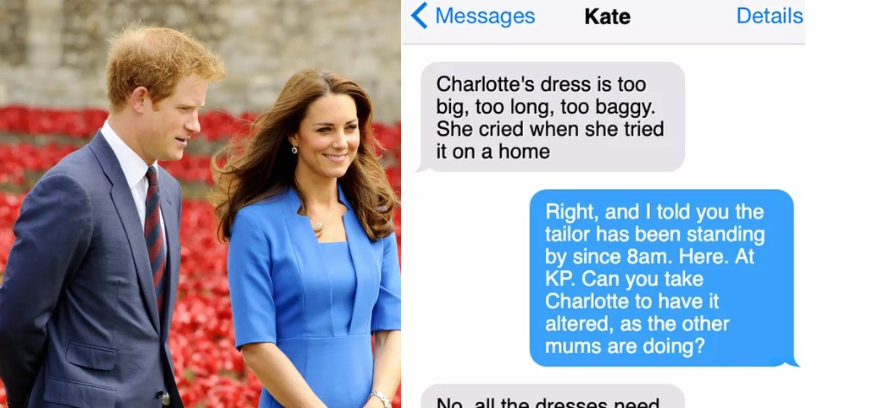 Prince Harry's Heated Text Exchange With Kate Middleton Before Wedding Leaked