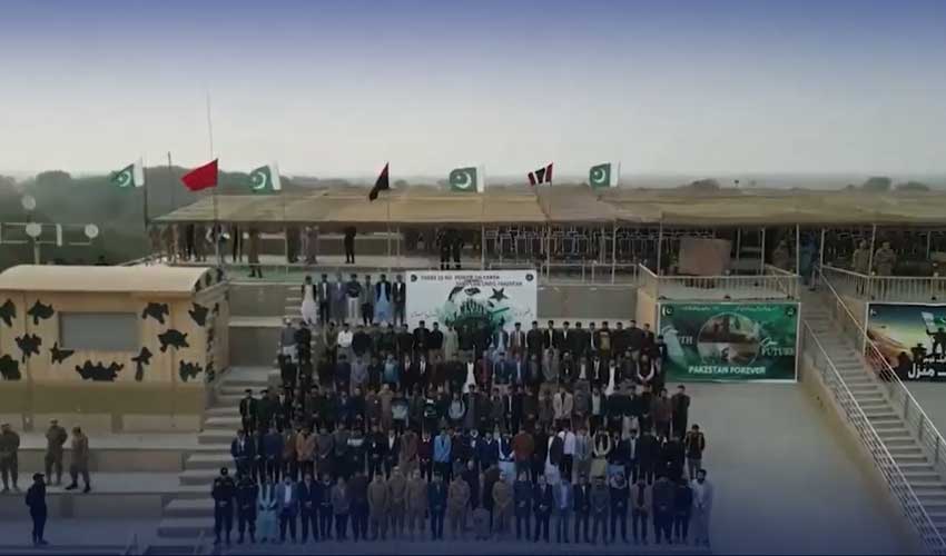Islamia University students explore military training at Khairpur Tamewali Range