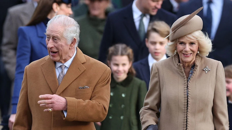 King Charles and Queen Camilla Brave the Rain for First Joint Appearance of 2025