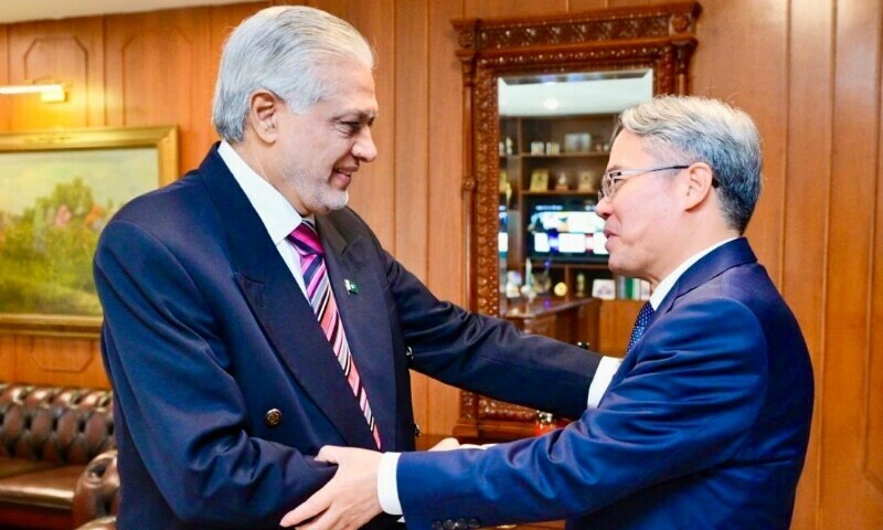 Pak-China partnership reaffirmed as Dar meets ambassador Jiang Zaidong