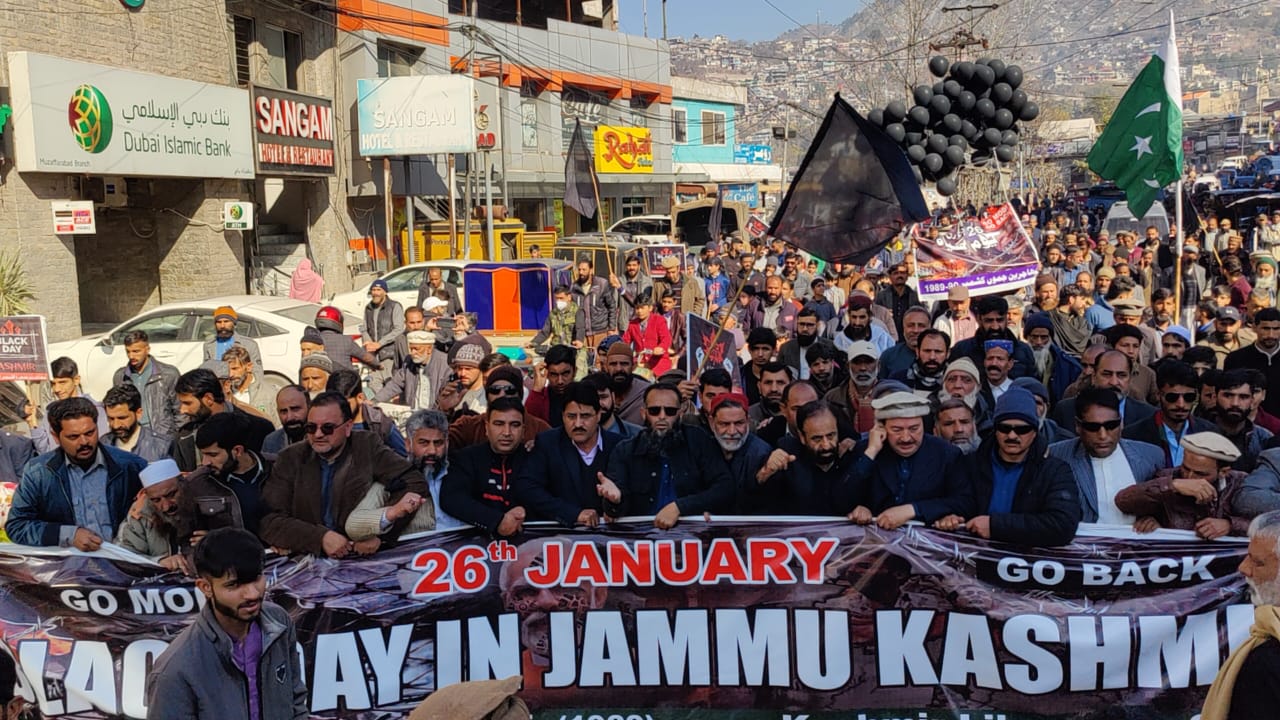 Kashmiris mark India's Republic Day as 'Black Day'