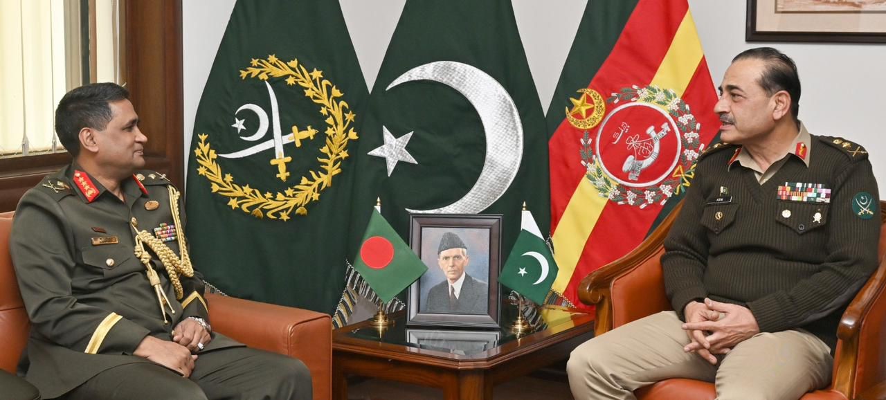 Bangladeshi General, COAS underscore stronger defence relationship