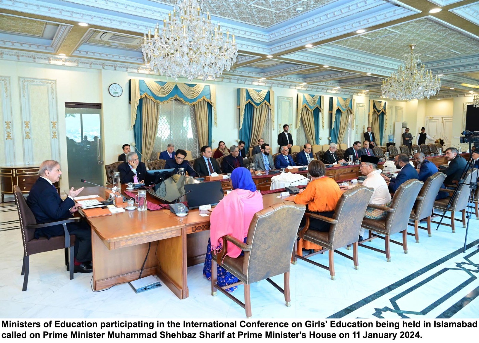 PM hopeful about outcome of Int’l Conference on Girls’ Education