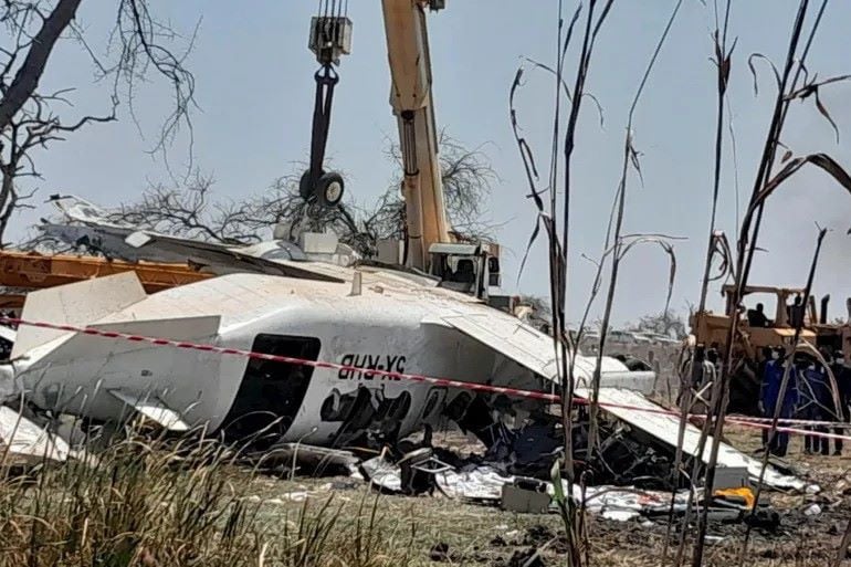 At least 20 dead in plane crash in South Sudan, officials confirm