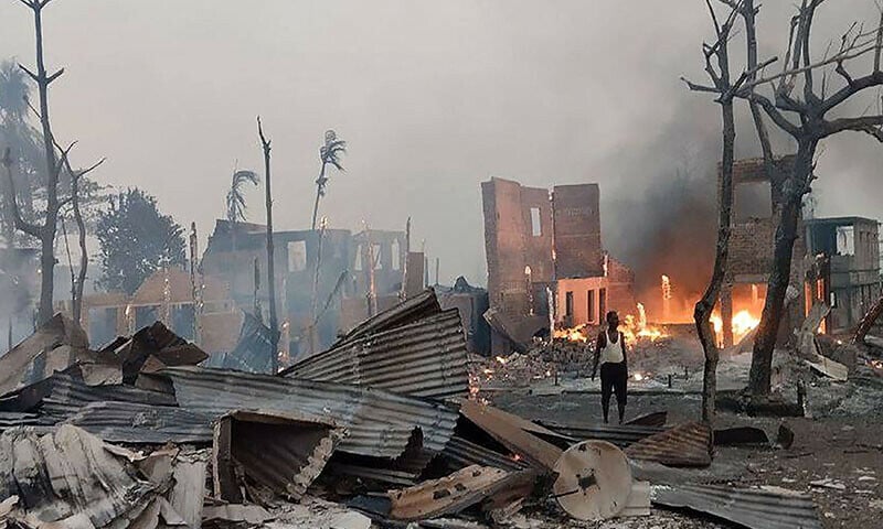 Myanmar junta airstrike kills at least 40 in Rakhine state